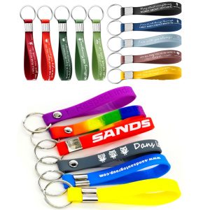 Various Styles of Silicone Keychains