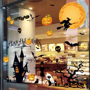 Halloween decorative wall stickers