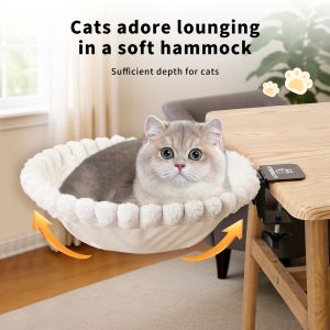 Cat Desk Bed washable hammock with sturdy attachment