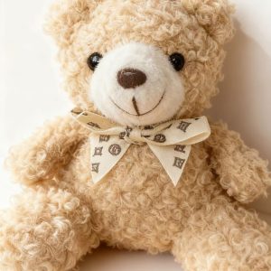 Cute Curly Fur Teddy Bear Keychain-Plush Toy pendent