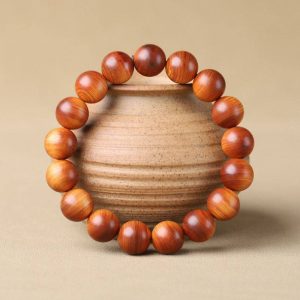 Thuja Old-Style Buddhist Bead Bracelet