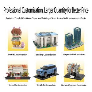 Customized Building Blocks, Multiple Categories Available