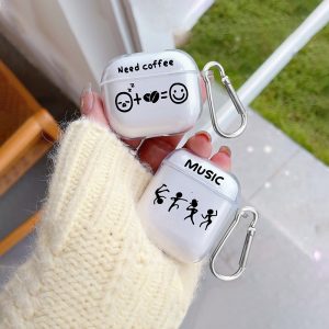 Cartoon Transparent Earphone Case