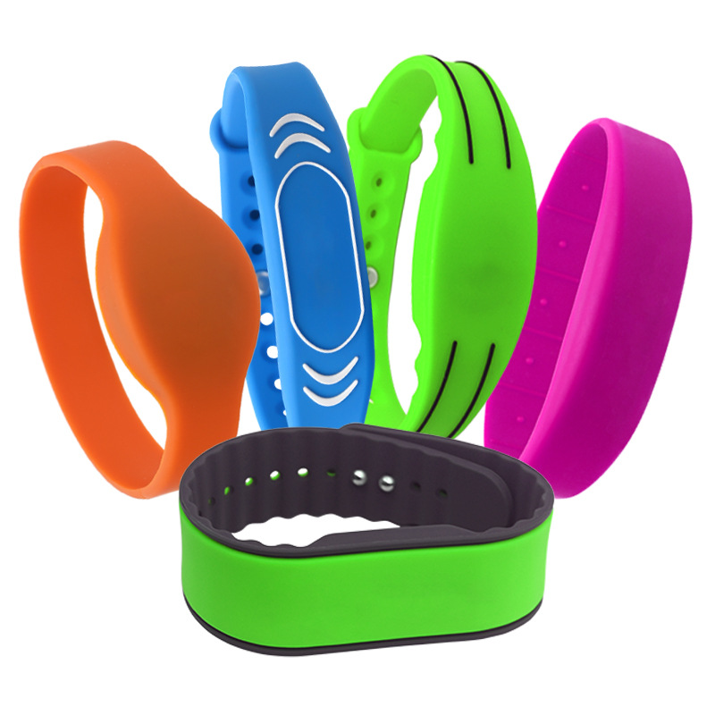 IC/NFC Chip Silicone Wristbands