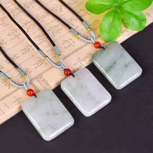 Natural Xinjiang Tianshan Jade Peace Pendant